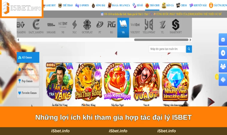 Những lợi ích khi tham gia hợp tác đại lý I5BET