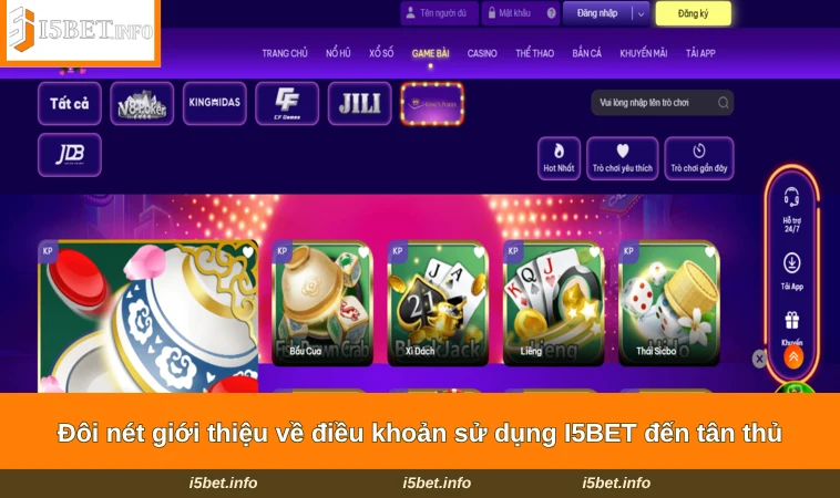 Đôi nét giới thiệu về điều khoản sử dụng I5BET đến tân thủ