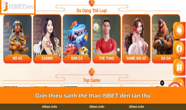 Giới thiệu sảnh thể thao I5BET đến tân thủ