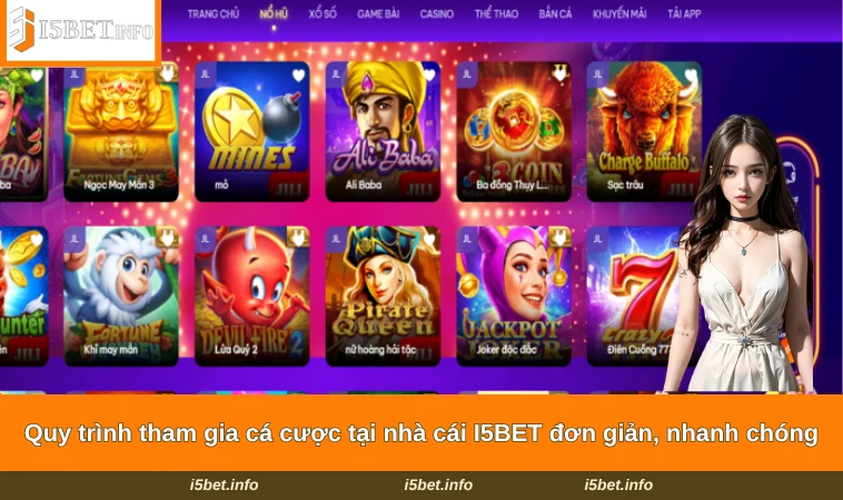 Quy trình tham gia cá cược tại nhà cái I5BET đơn giản, nhanh chóng